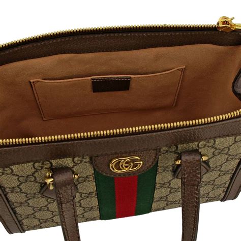 borsa Gucci vintage beige in pelle, usata, originale 